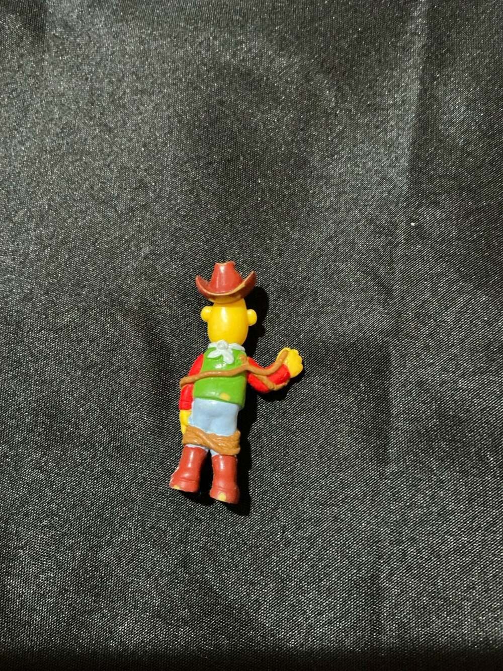 Vintage Jim Henson Productions Applause Sesame Street Cowboy Bert PVC Figure